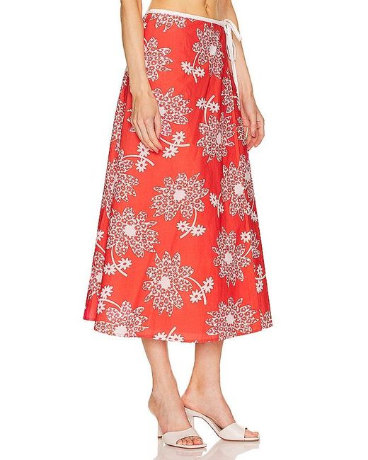 Ciao Lucia Red Tacci Skirt