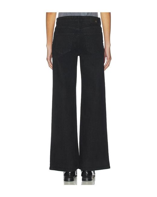 AG Jeans Black Saige Wide Jeans