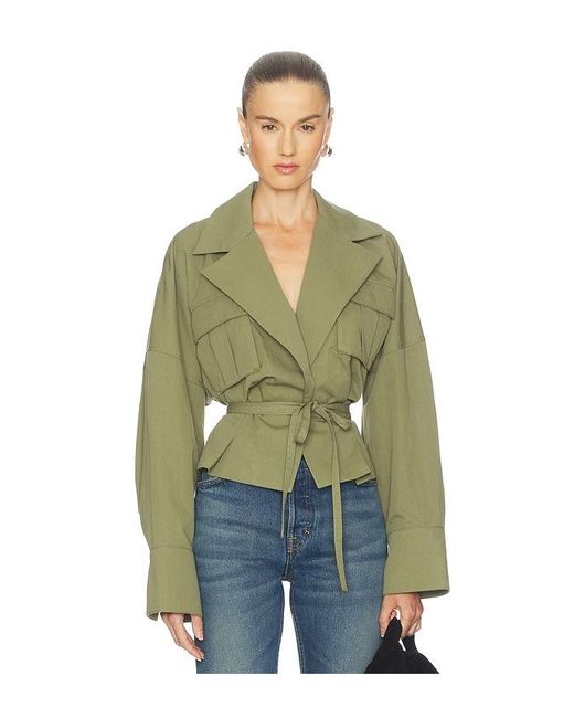 Camila Coelho Green Mari Jacket