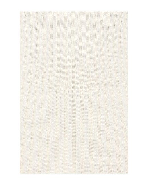 Sancia White The Dominique Knit Dress