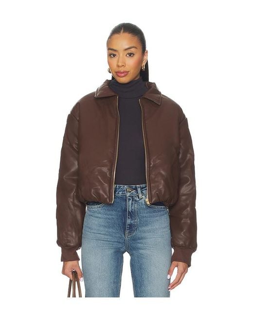 SNDY'S Brown Thorne Bomber Jacket