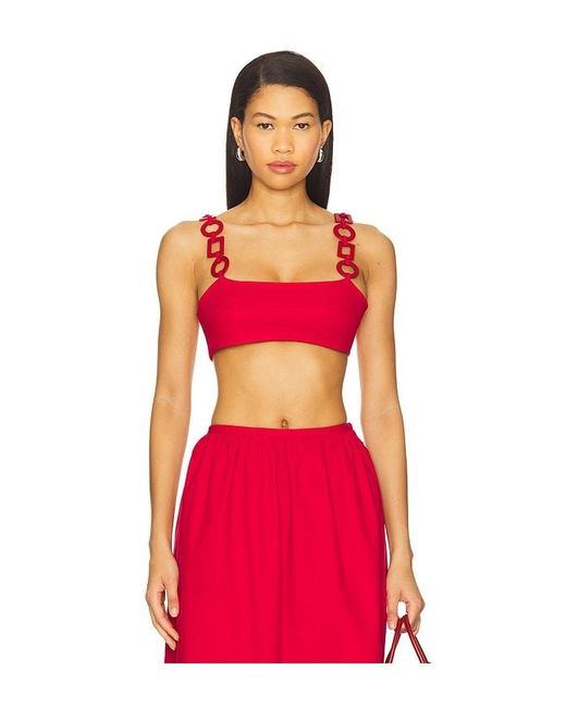 SAUDADE Red Charm Top