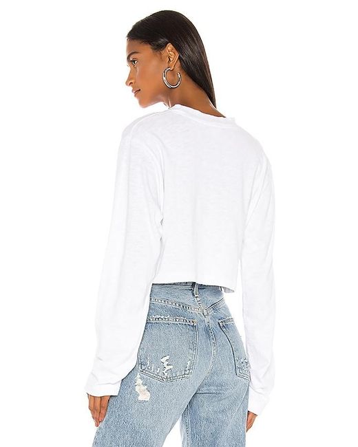Cotton Citizen White Tokyo Crop Shirt