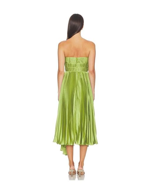 AMUR Green Juliett Midi Dress