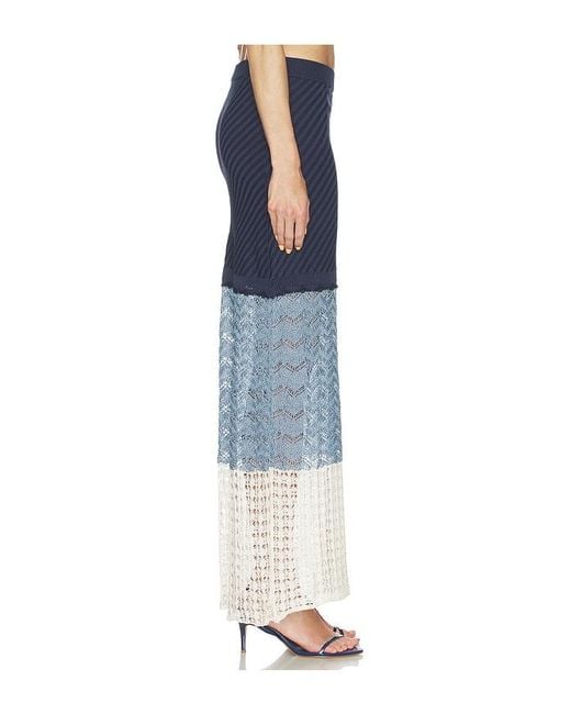 AZULU Blue Topanga Skirt
