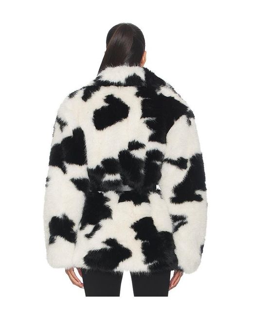 AFRM Black Livingston Faux Fur Jacket