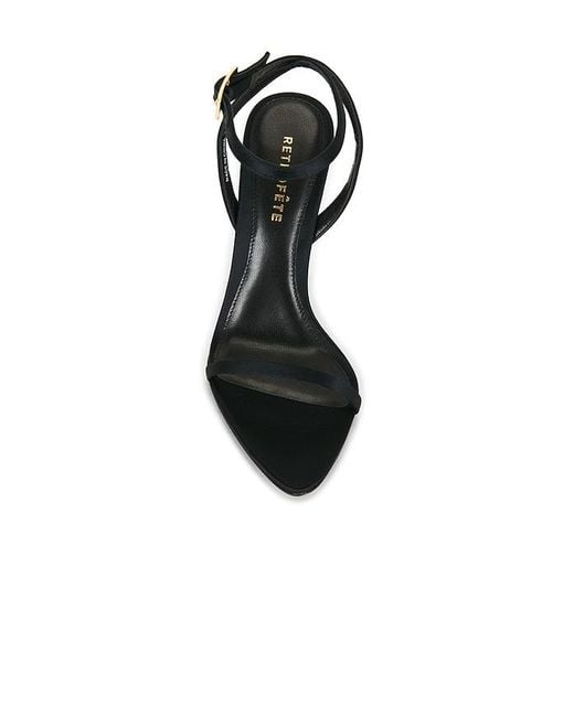 retroféte Black Nelly Wedge Sandal