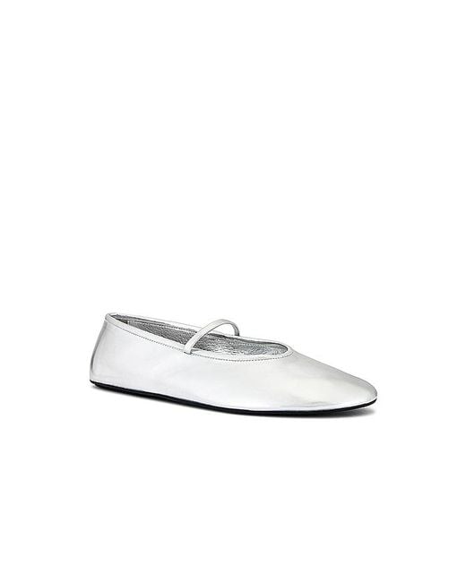 Zapato plano dancerina Jeffrey Campbell de color White