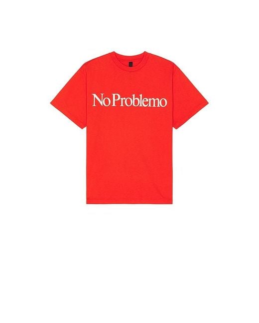 No Problemo Shirt in Red für Herren