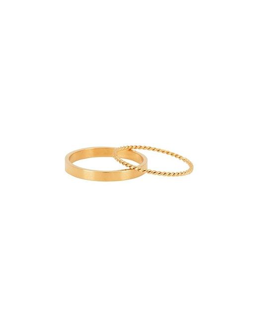 petit moments Metallic Stacker Thin Rings