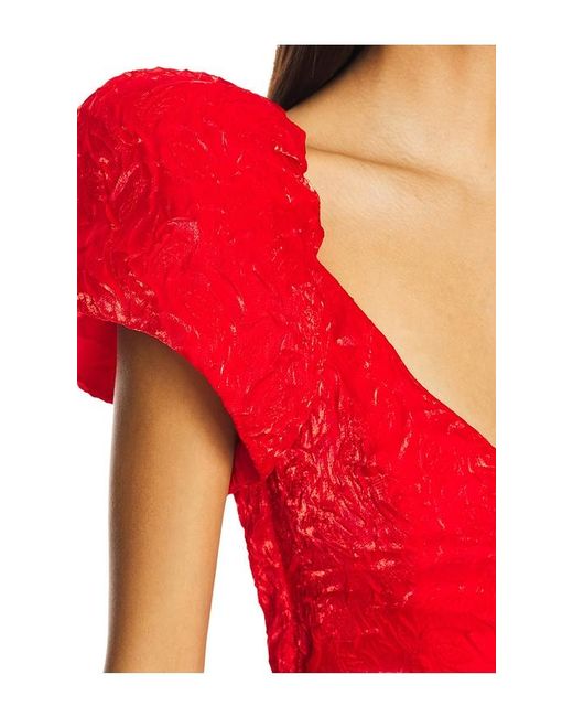 Frosted Organza Top en Red For Love & Lemons