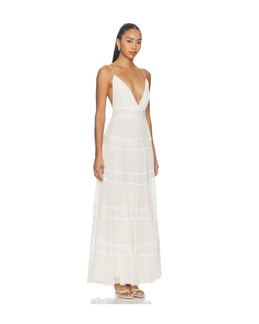 Ronny Kobo White Rune Dress