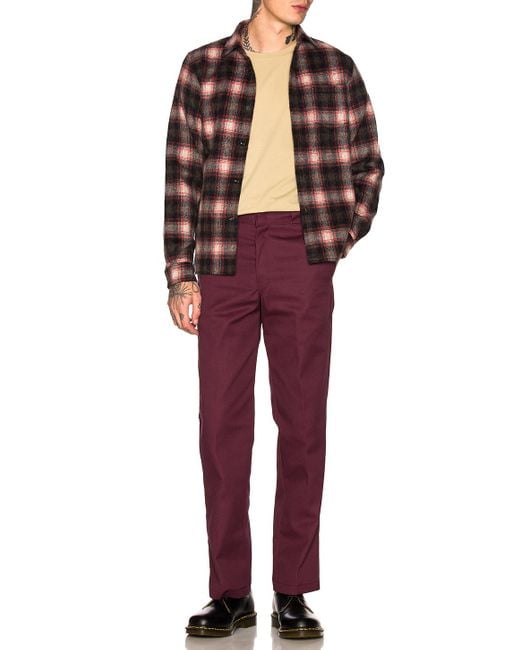 burgundy dickie pants
