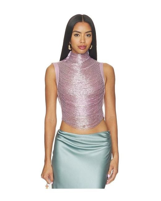 Cult Gaia Red Taraji Top