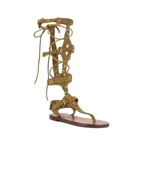 Isabel Marant Metallic Sandale Nensi