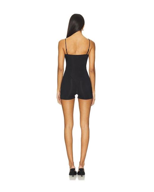 POSTER GIRL Black Sheer Gloss Romper