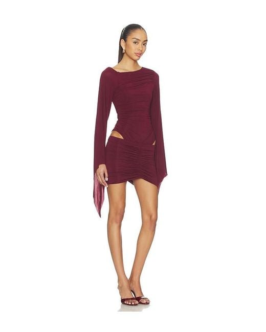 Palmatic Studio Red Harina Mini Dress