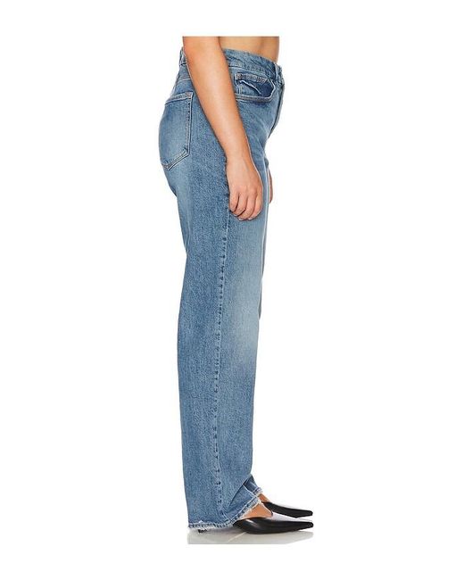 GOOD AMERICAN Blue Good 90S Straight Leg Jeans