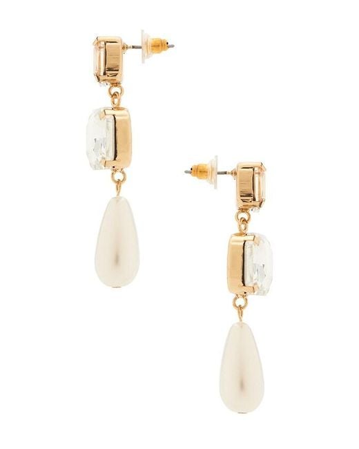 petit moments Natural Alexis Pearl Drop Earrings