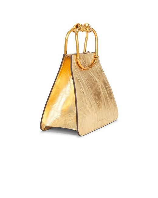 Cult Gaia Natural Maxine Top Handle Bag
