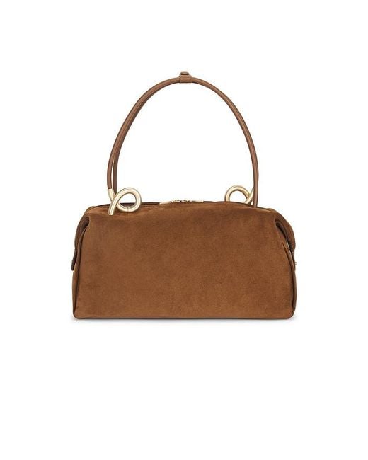 Cult Gaia Brown Azariah Satchel
