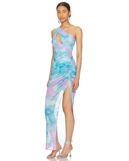 MAJORELLE Blue Dorothea Gown