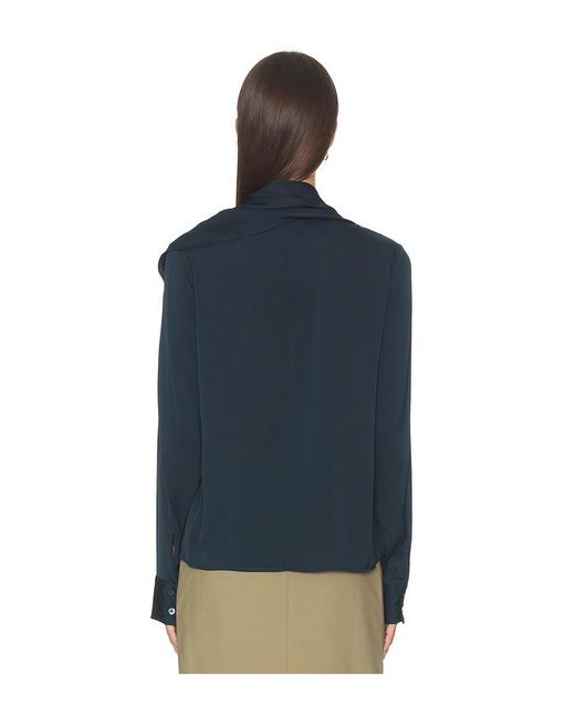 SRG Blue Celeste Silk Top