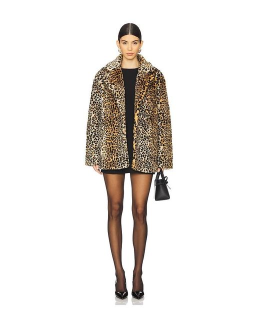 Bardot Multicolor Vento Faux Fur Coat