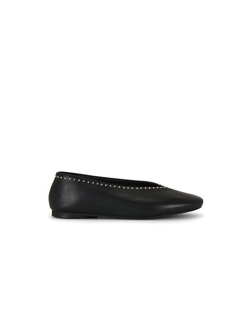 Anine Bing Black Ana Studs Flat