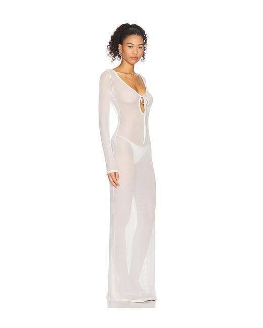 lovewave White The Isola Maxi Dress