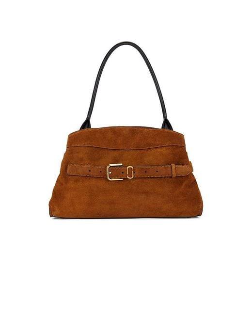 Marc Jacobs Brown The Suede Dakota Satchel Bag