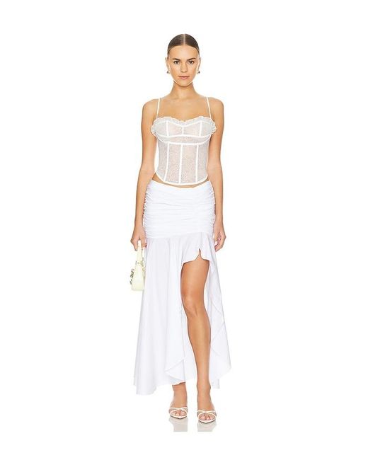 MAJORELLE White Tatiana Skirt