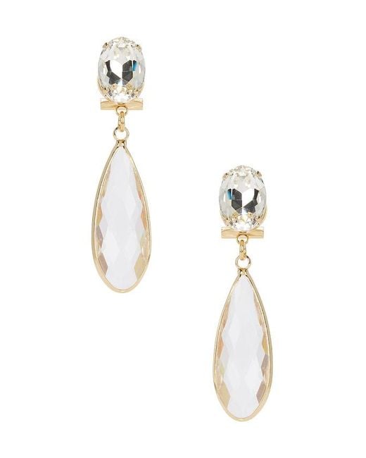 Anton Heunis Multicolor Omega Clasp Mono Colour Drop Earrings
