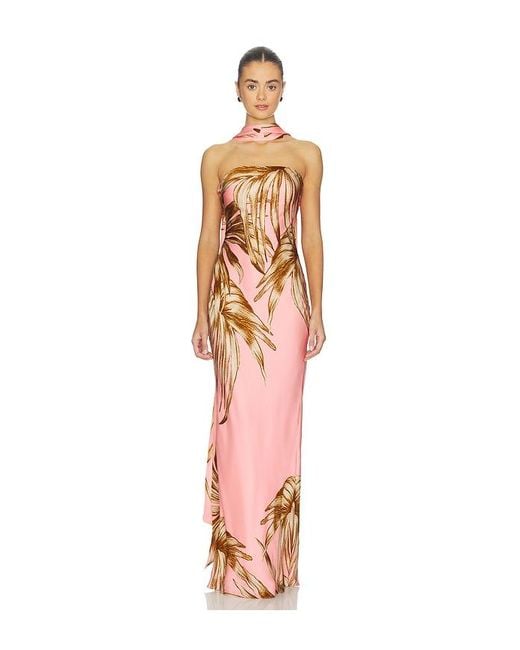 Rococo Sand White Strapless Maxi Dress