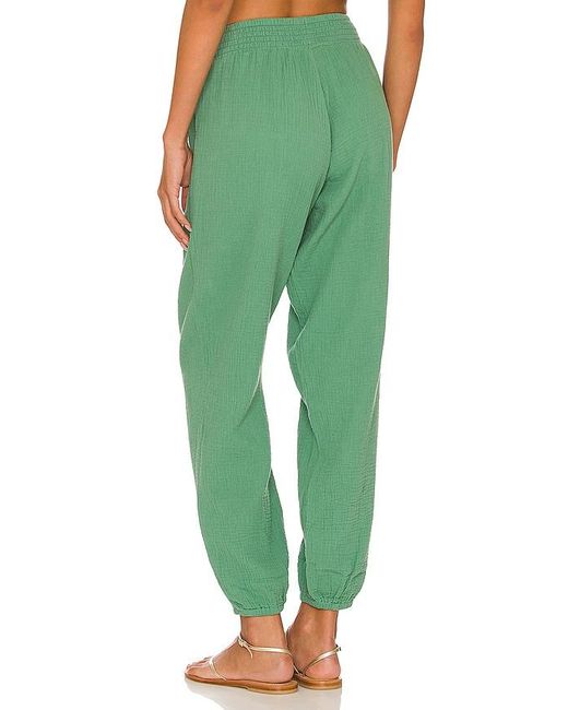Bobi Green Beach Gauze Pant
