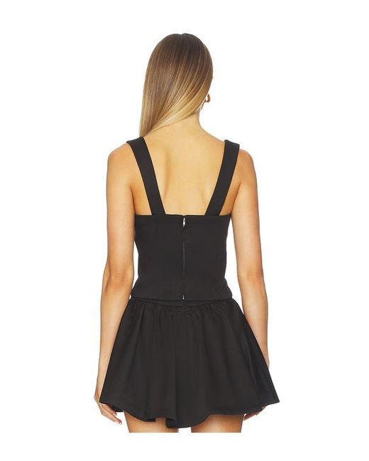 MAJORELLE Black Adria Top