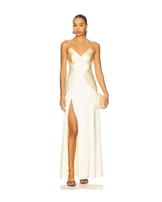Bevza White Rhombuses Dress