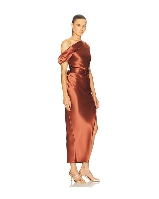 Nicholas Orange Eartha Dress