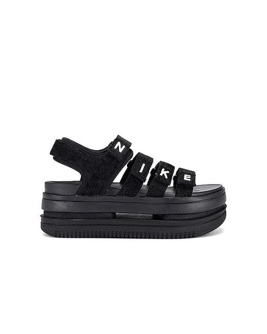 Nike Black Icon Classic Sandal