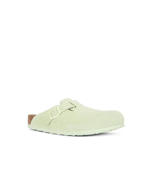 Birkenstock Green Boston Soft Footbed for men