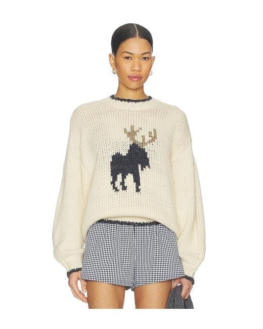 Lovers + Friends White Haruko Sweater
