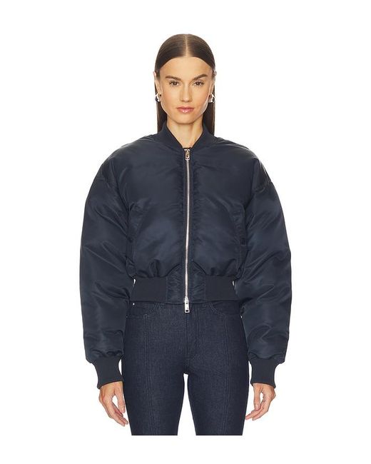 GRLFRND Blue Carter Bomber Jacket
