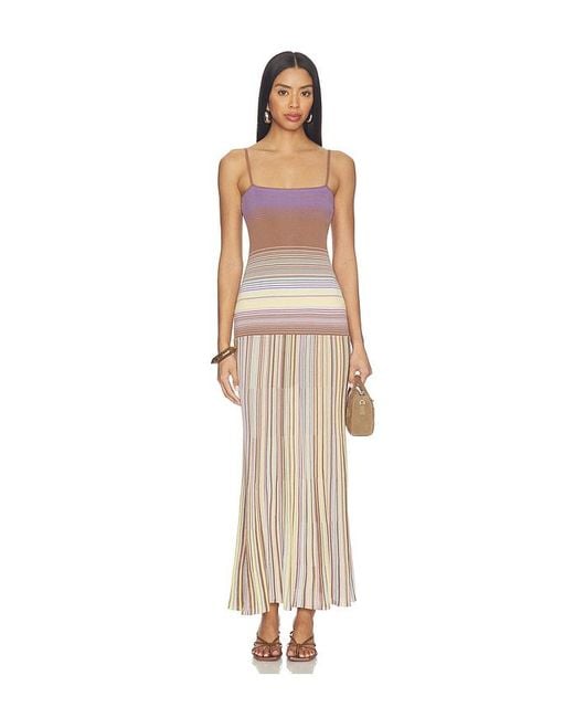 Faithfull The Brand White Esenia Knit Dress