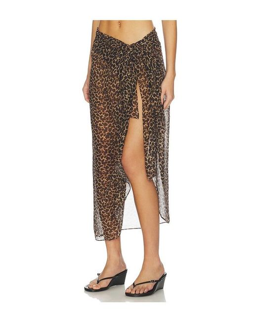 Away That Day Black Santorini Sarong