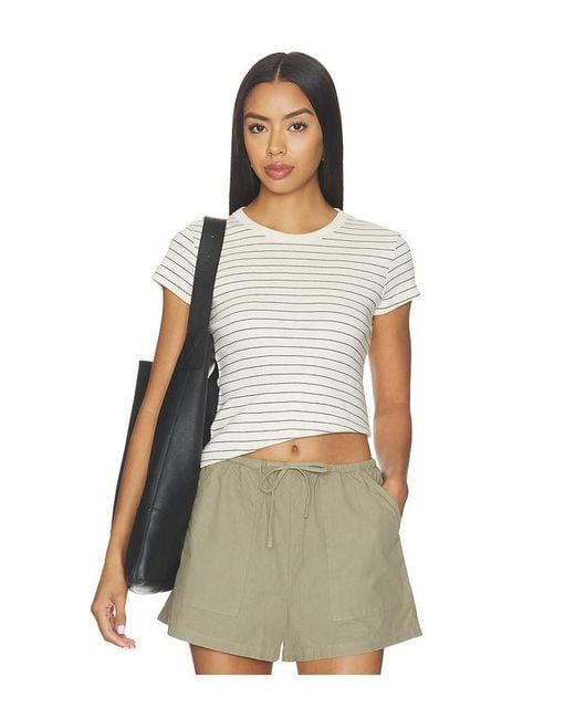 Leset Multicolor Nando Stripe Slim Fit Tee