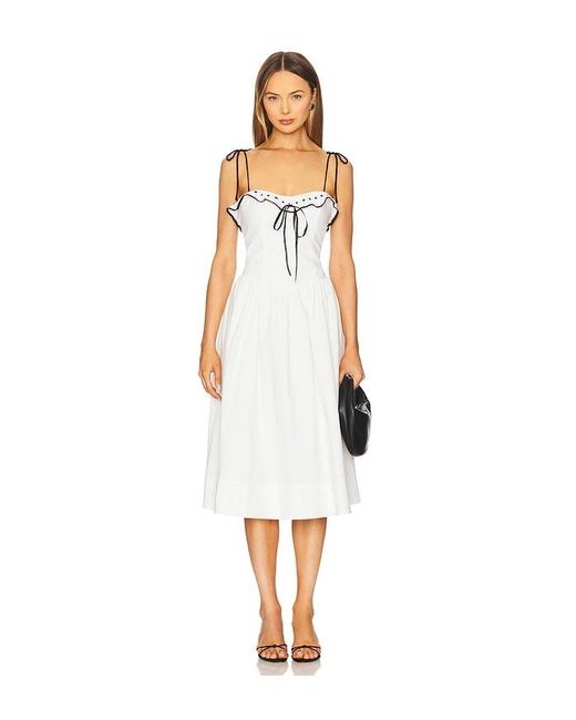 MAJORELLE Carol ドレス White