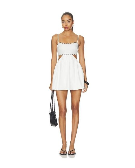 ALL THE WAYS White Terra Mini Dress