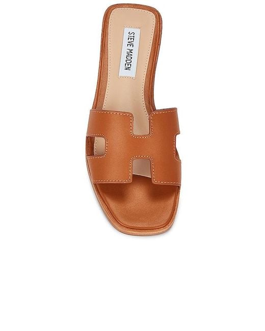Steve Madden White Hadyn Slide