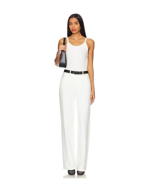 ÉTERNE White Rib Tank Top