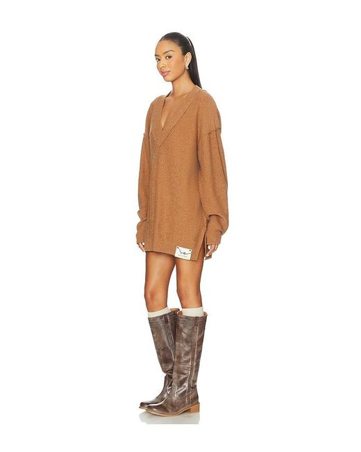 Free People Multicolor X We The Free Chelsea V Neck Tunic